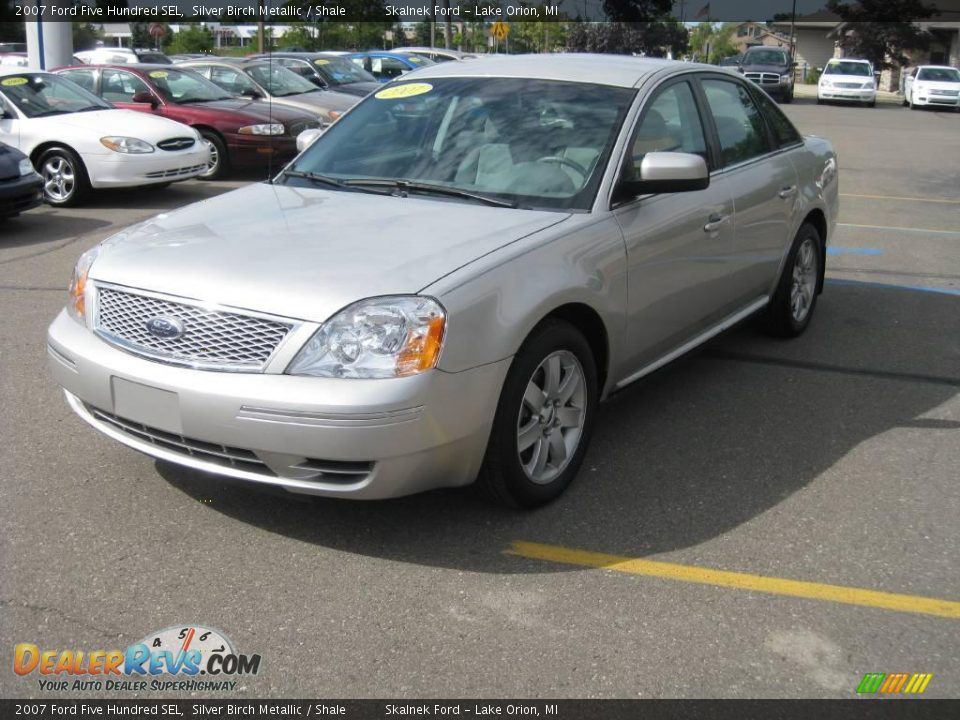2007 Ford Five Hundred SEL Silver Birch Metallic / Shale Photo #10