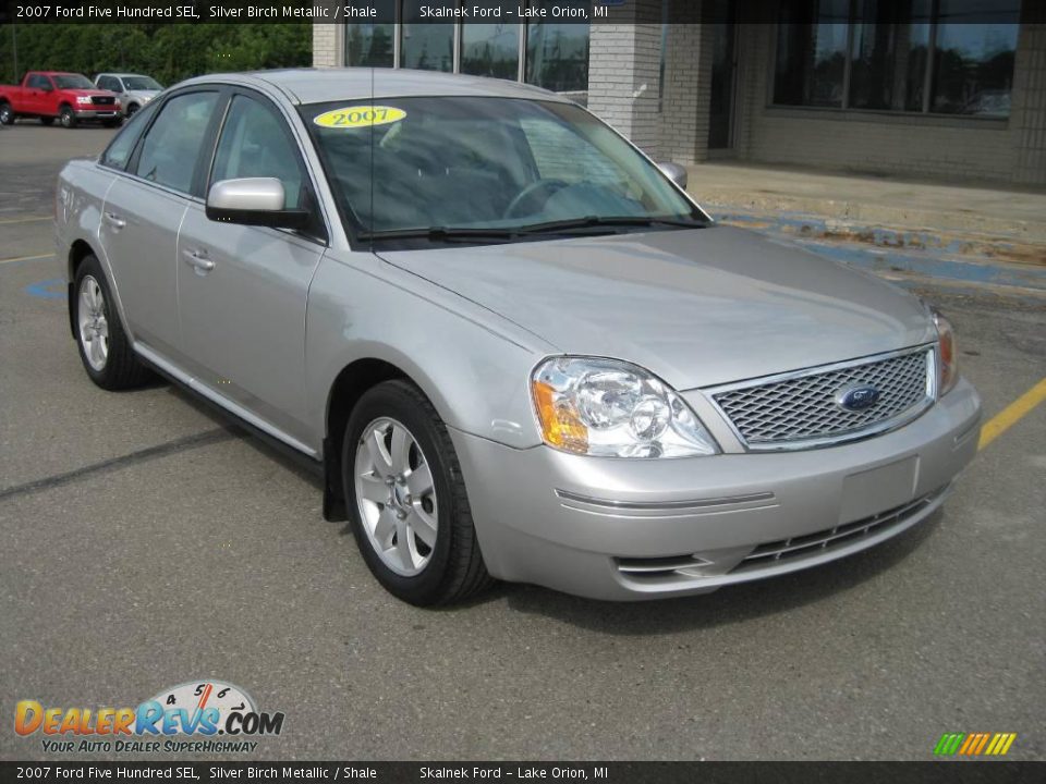 2007 Ford Five Hundred SEL Silver Birch Metallic / Shale Photo #12