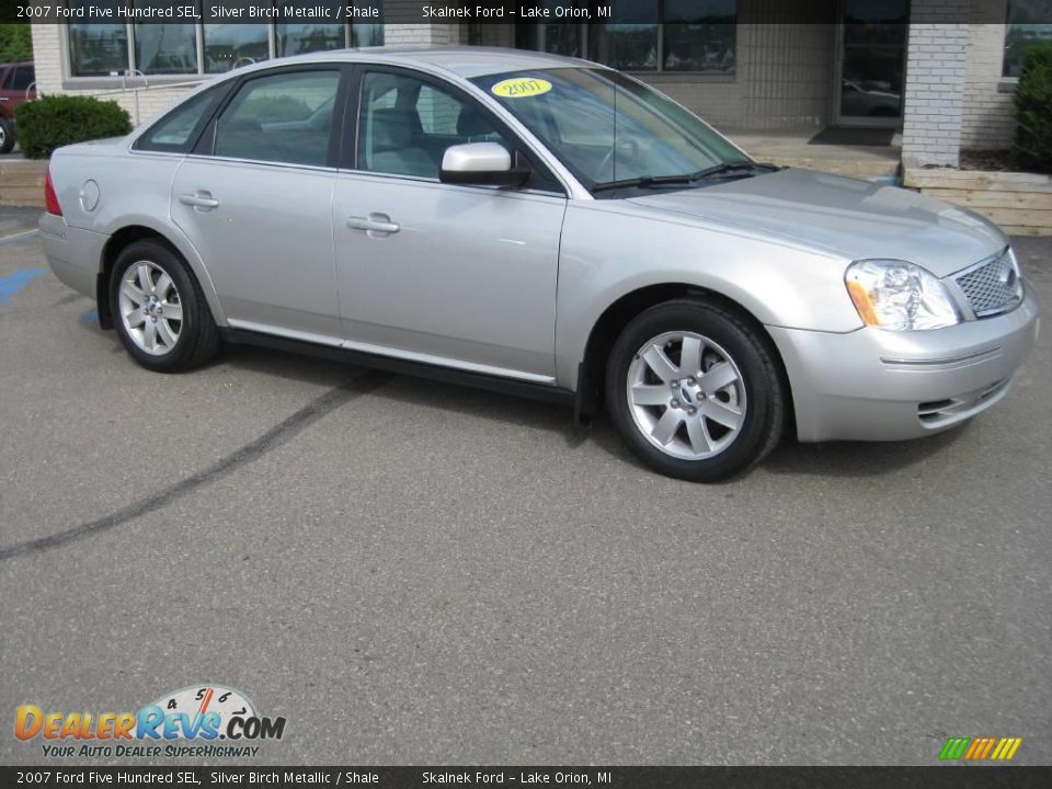 2007 Ford Five Hundred SEL Silver Birch Metallic / Shale Photo #13