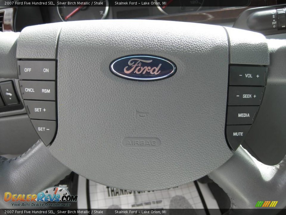 2007 Ford Five Hundred SEL Silver Birch Metallic / Shale Photo #26