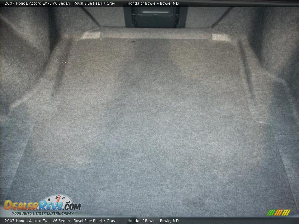 2007 Honda Accord EX-L V6 Sedan Royal Blue Pearl / Gray Photo #21