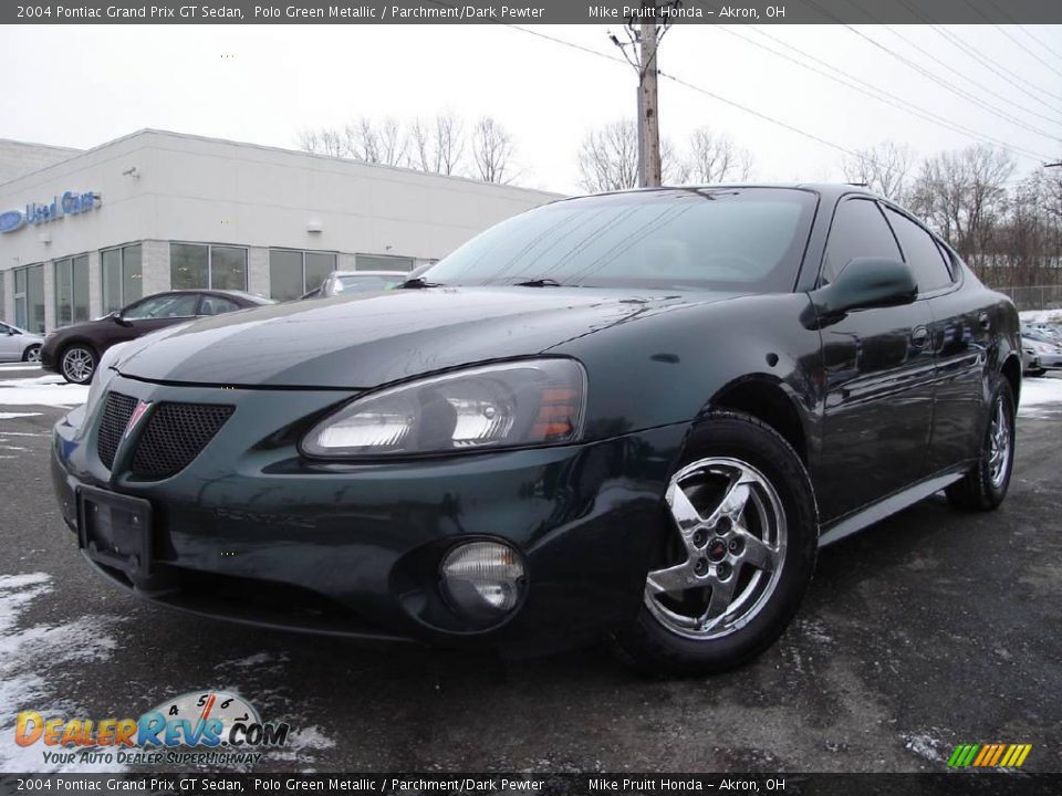 2004 Pontiac Grand Prix GT Sedan Polo Green Metallic / Parchment/Dark Pewter Photo #1