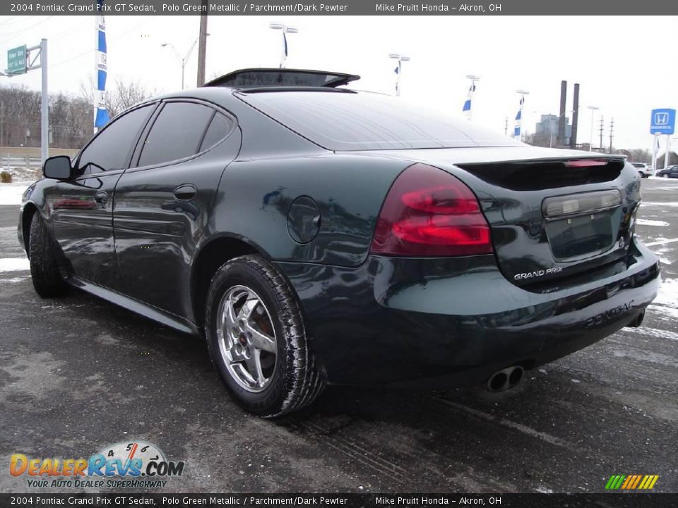 2004 Pontiac Grand Prix GT Sedan Polo Green Metallic / Parchment/Dark Pewter Photo #3