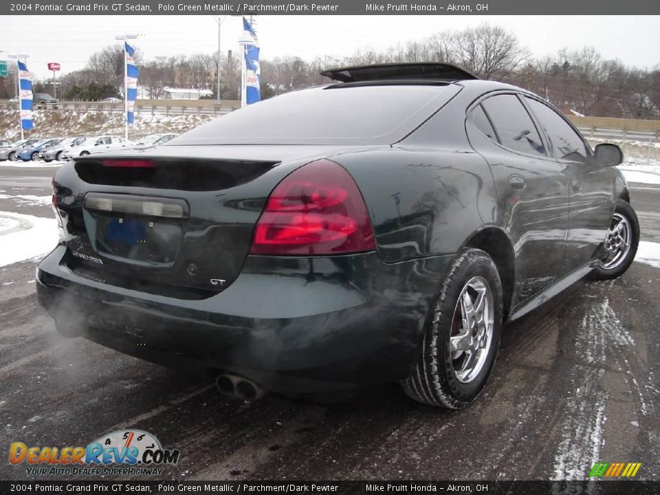 2004 Pontiac Grand Prix GT Sedan Polo Green Metallic / Parchment/Dark Pewter Photo #5