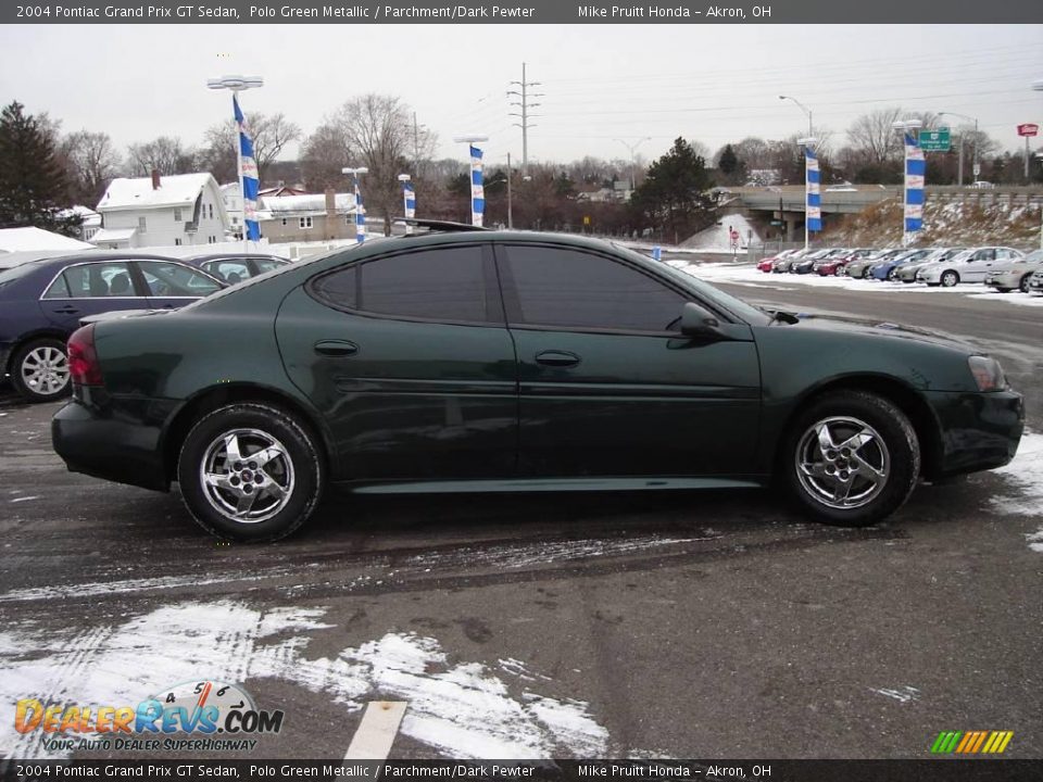 2004 Pontiac Grand Prix GT Sedan Polo Green Metallic / Parchment/Dark Pewter Photo #6