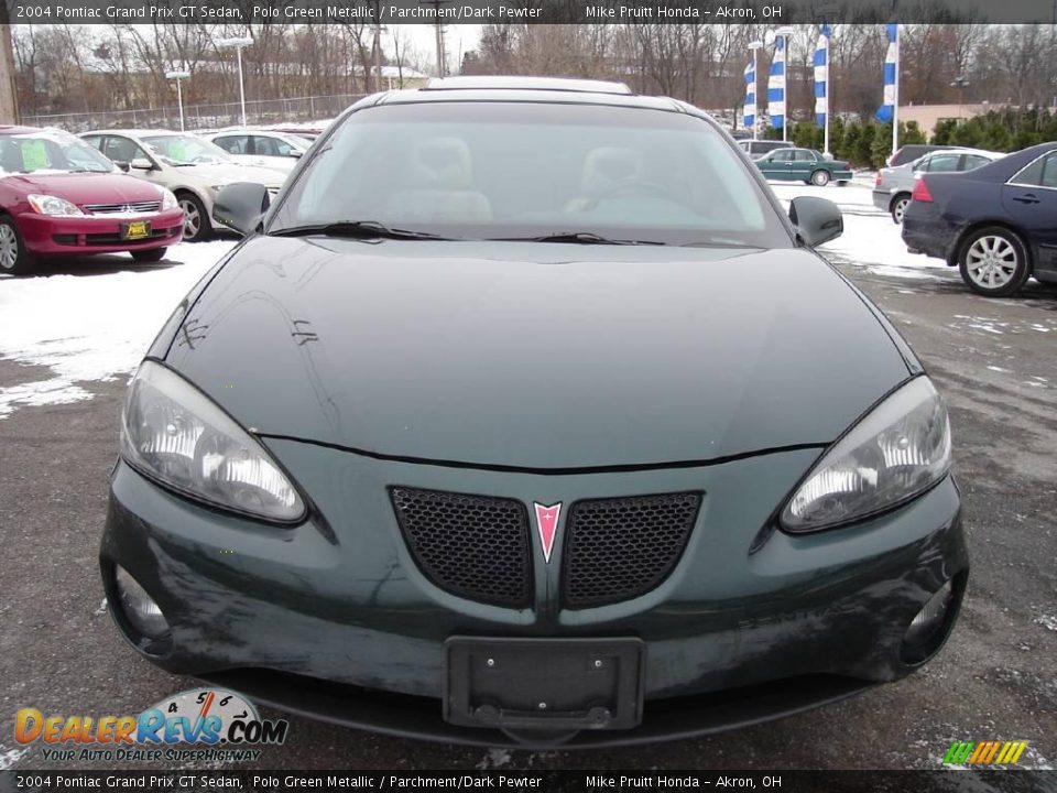 2004 Pontiac Grand Prix GT Sedan Polo Green Metallic / Parchment/Dark Pewter Photo #8