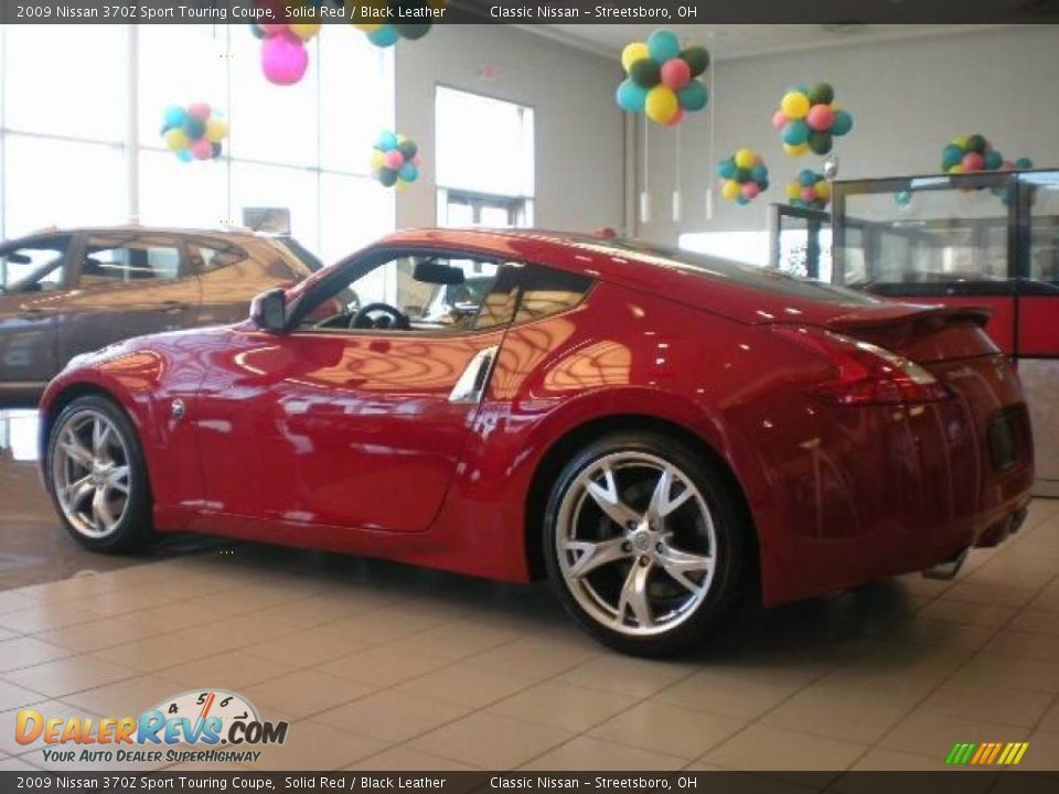 2009 Nissan 370Z Sport Touring Coupe Solid Red / Black Leather Photo #2