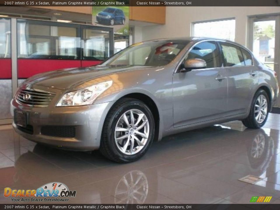 2007 Infiniti G 35 x Sedan Platinum Graphite Metallic / Graphite Black Photo #1