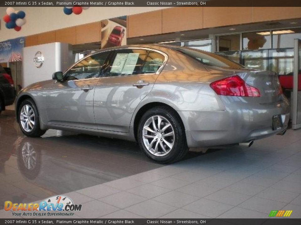 2007 Infiniti G 35 x Sedan Platinum Graphite Metallic / Graphite Black Photo #2