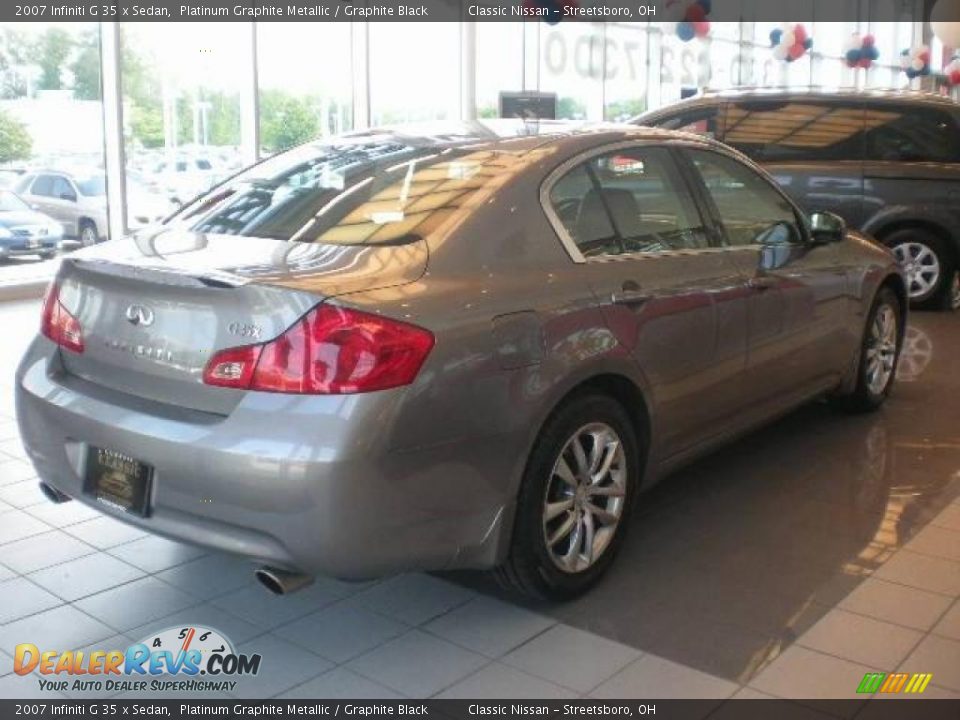 2007 Infiniti G 35 x Sedan Platinum Graphite Metallic / Graphite Black Photo #3