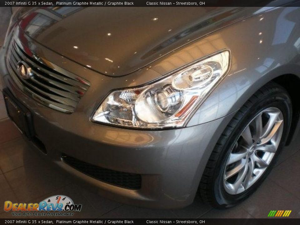 2007 Infiniti G 35 x Sedan Platinum Graphite Metallic / Graphite Black Photo #6