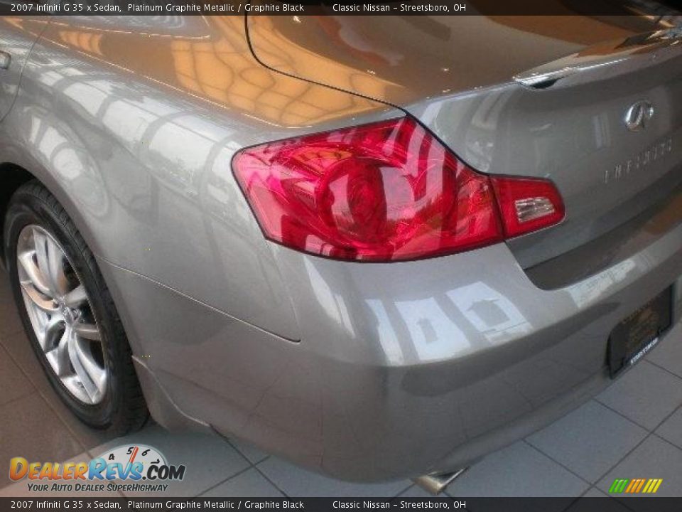 2007 Infiniti G 35 x Sedan Platinum Graphite Metallic / Graphite Black Photo #8