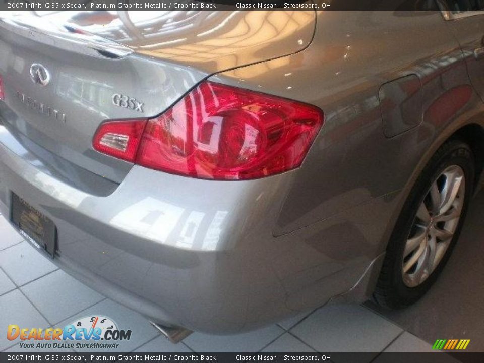 2007 Infiniti G 35 x Sedan Platinum Graphite Metallic / Graphite Black Photo #9