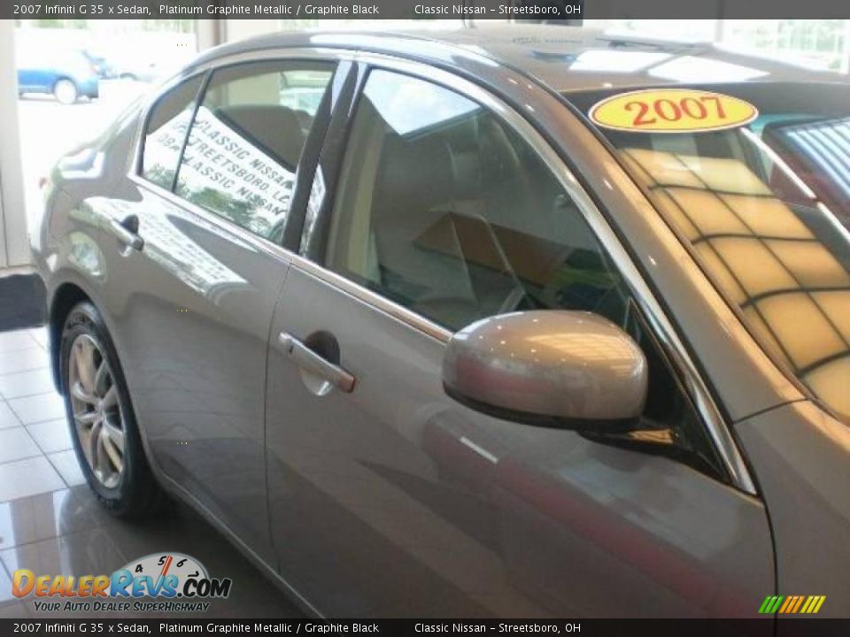 2007 Infiniti G 35 x Sedan Platinum Graphite Metallic / Graphite Black Photo #10