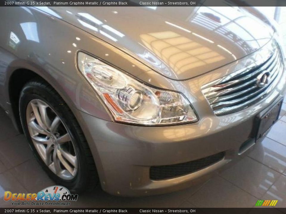 2007 Infiniti G 35 x Sedan Platinum Graphite Metallic / Graphite Black Photo #11