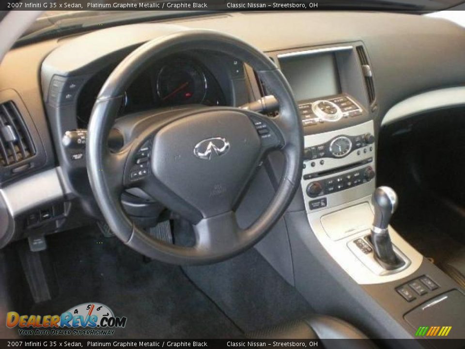 2007 Infiniti G 35 x Sedan Platinum Graphite Metallic / Graphite Black Photo #13