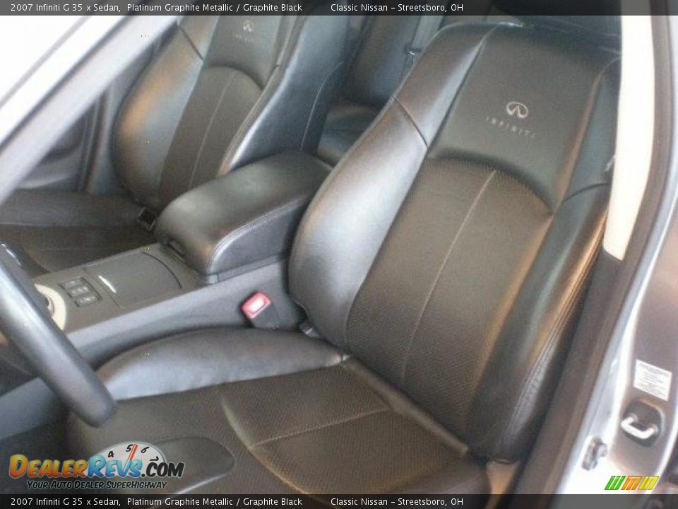 2007 Infiniti G 35 x Sedan Platinum Graphite Metallic / Graphite Black Photo #14