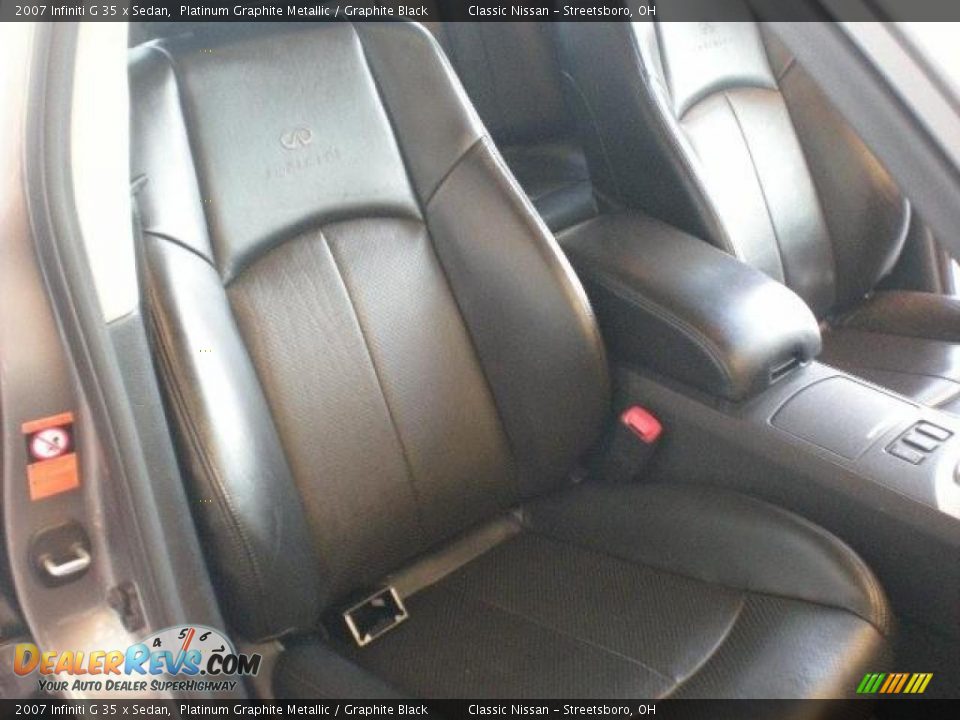 2007 Infiniti G 35 x Sedan Platinum Graphite Metallic / Graphite Black Photo #16
