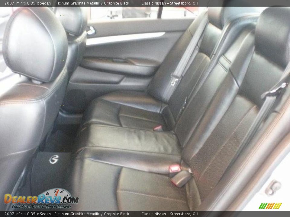 2007 Infiniti G 35 x Sedan Platinum Graphite Metallic / Graphite Black Photo #17