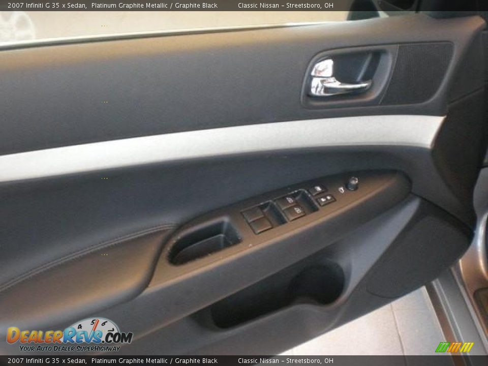 2007 Infiniti G 35 x Sedan Platinum Graphite Metallic / Graphite Black Photo #20