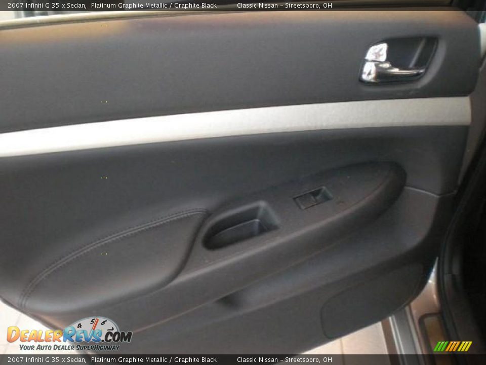 2007 Infiniti G 35 x Sedan Platinum Graphite Metallic / Graphite Black Photo #21