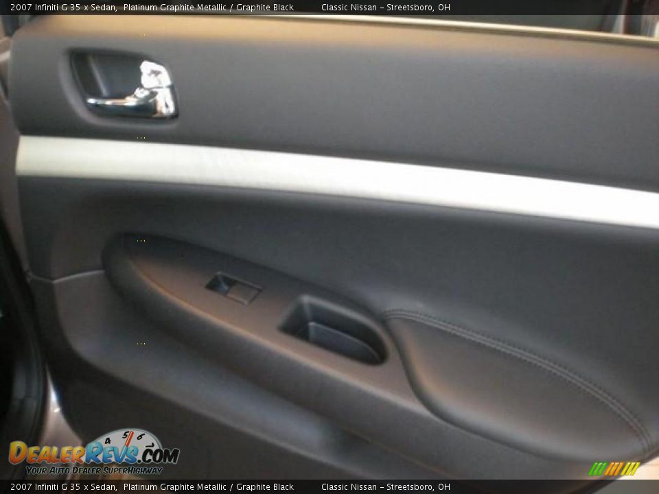 2007 Infiniti G 35 x Sedan Platinum Graphite Metallic / Graphite Black Photo #22