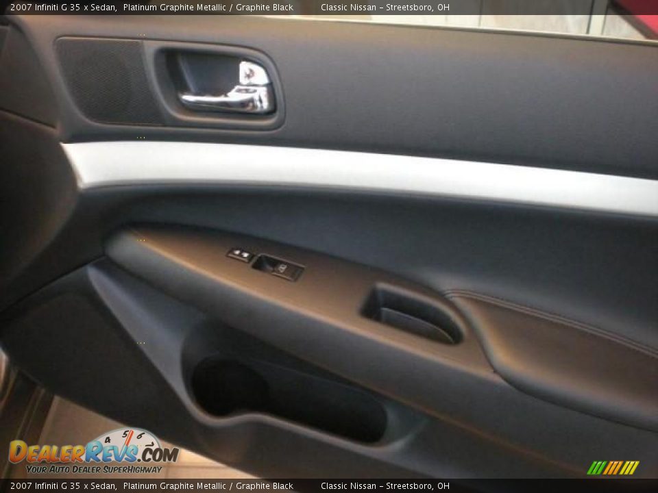 2007 Infiniti G 35 x Sedan Platinum Graphite Metallic / Graphite Black Photo #23