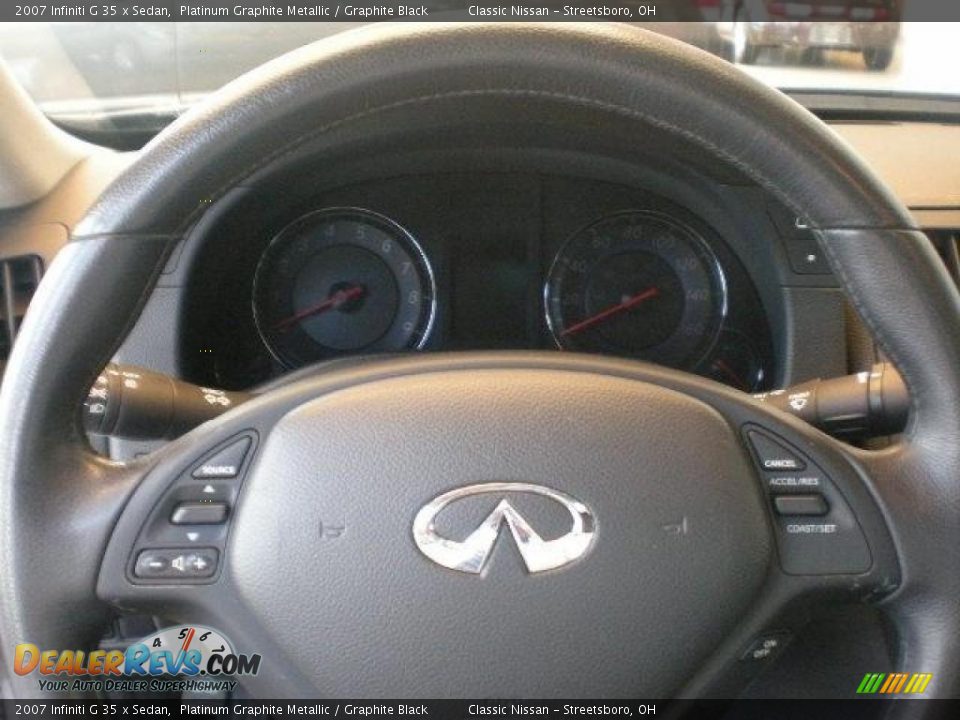 2007 Infiniti G 35 x Sedan Platinum Graphite Metallic / Graphite Black Photo #24