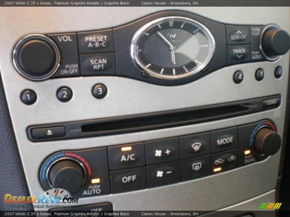 2007 Infiniti G 35 x Sedan Platinum Graphite Metallic / Graphite Black Photo #26