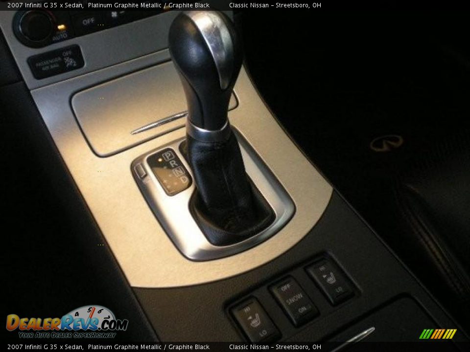 2007 Infiniti G 35 x Sedan Platinum Graphite Metallic / Graphite Black Photo #27