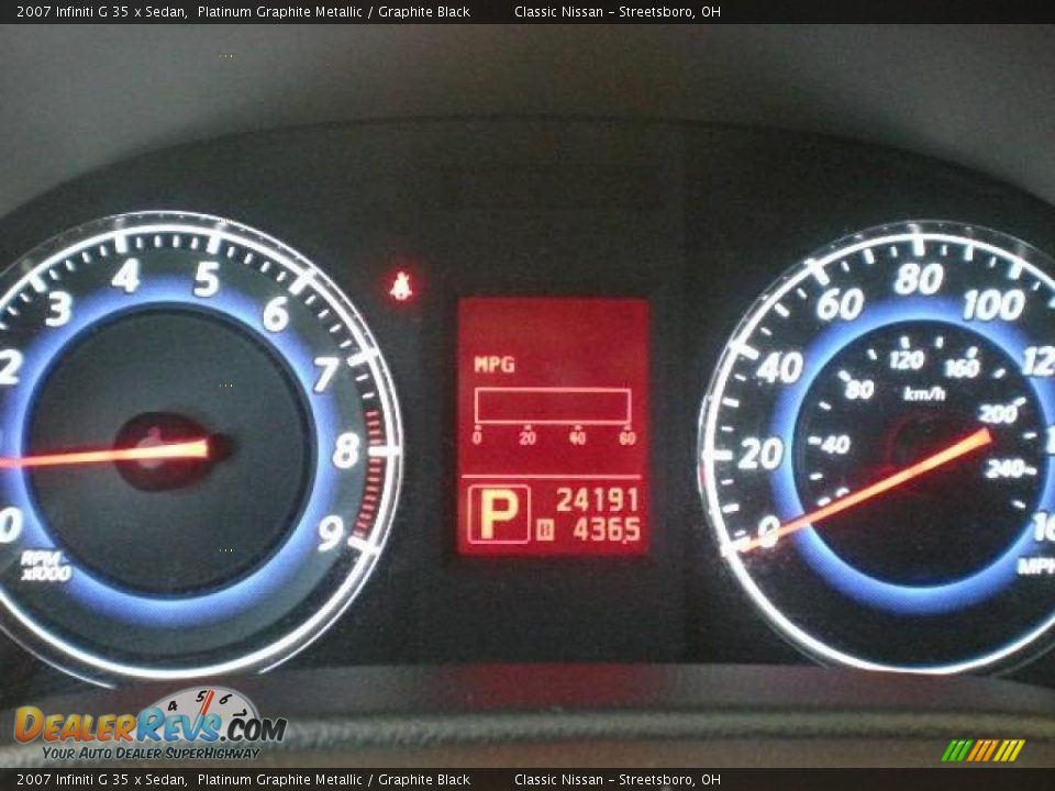 2007 Infiniti G 35 x Sedan Platinum Graphite Metallic / Graphite Black Photo #28