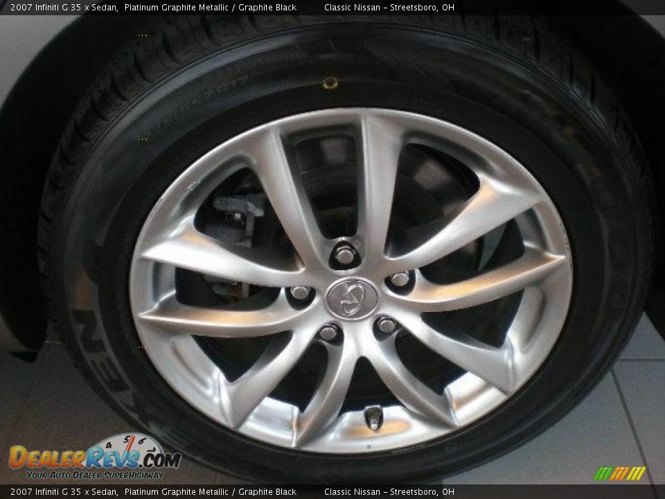2007 Infiniti G 35 x Sedan Platinum Graphite Metallic / Graphite Black Photo #30