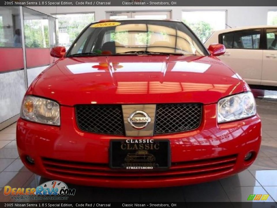 2005 Nissan Sentra 1.8 S Special Edition Code Red / Charcoal Photo #5