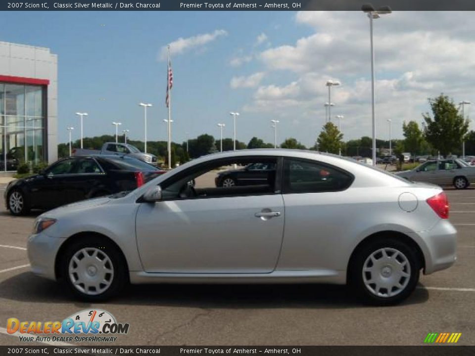 2007 Scion tC Classic Silver Metallic / Dark Charcoal Photo #2
