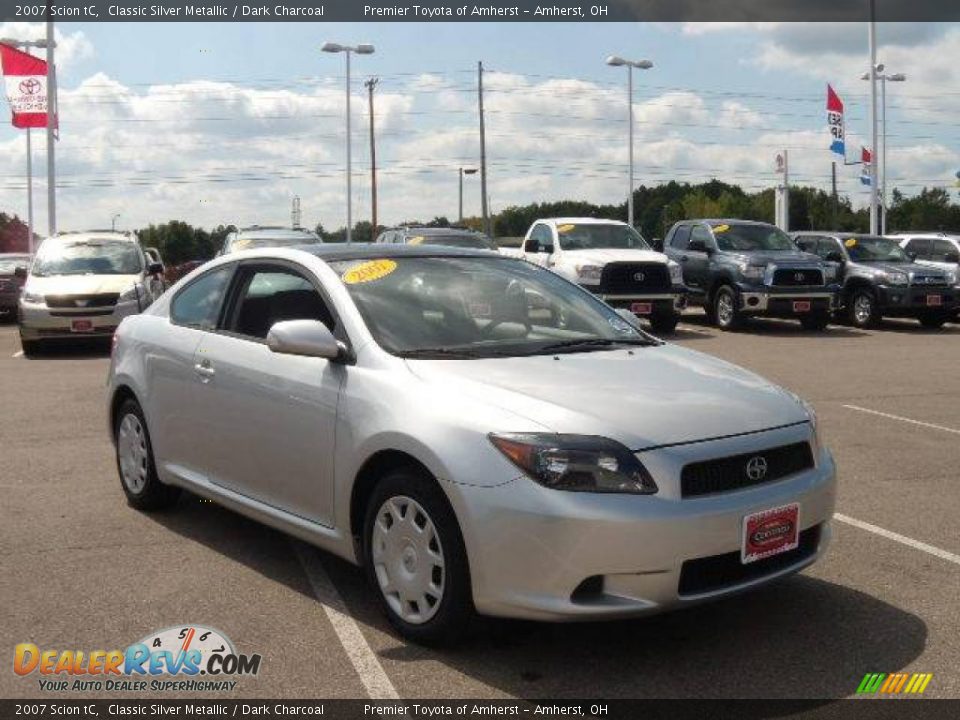 2007 Scion tC Classic Silver Metallic / Dark Charcoal Photo #7