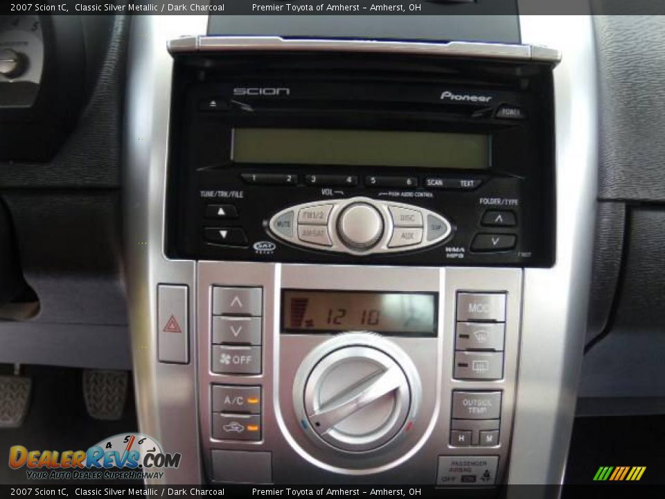 2007 Scion tC Classic Silver Metallic / Dark Charcoal Photo #15