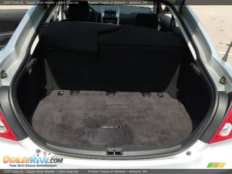 2007 Scion tC Classic Silver Metallic / Dark Charcoal Photo #16