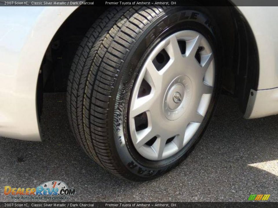 2007 Scion tC Classic Silver Metallic / Dark Charcoal Photo #17