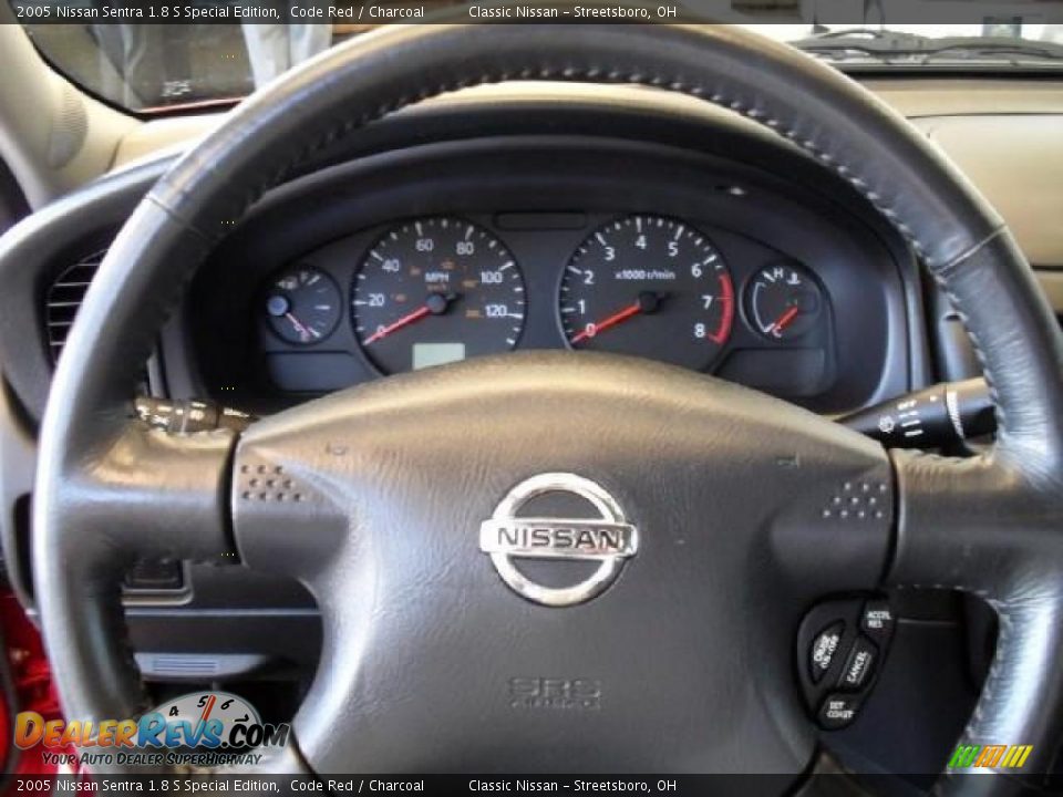 2005 Nissan Sentra 1.8 S Special Edition Code Red / Charcoal Photo #27