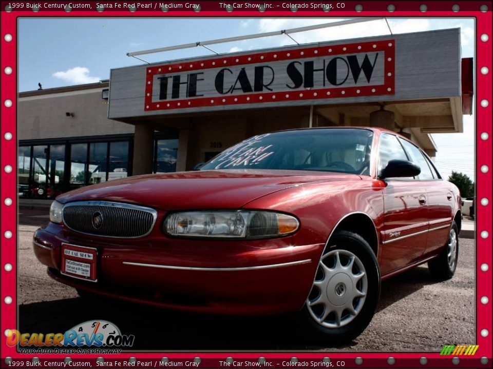 1999 Buick Century Custom Santa Fe Red Pearl / Medium Gray Photo #1
