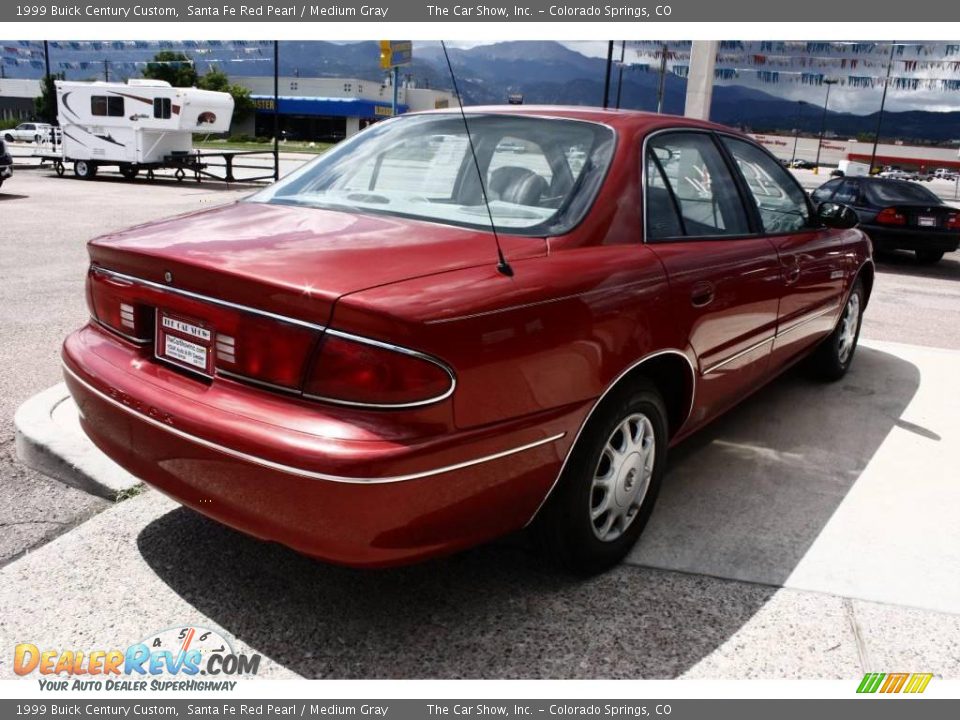 1999 Buick Century Custom Santa Fe Red Pearl / Medium Gray Photo #3