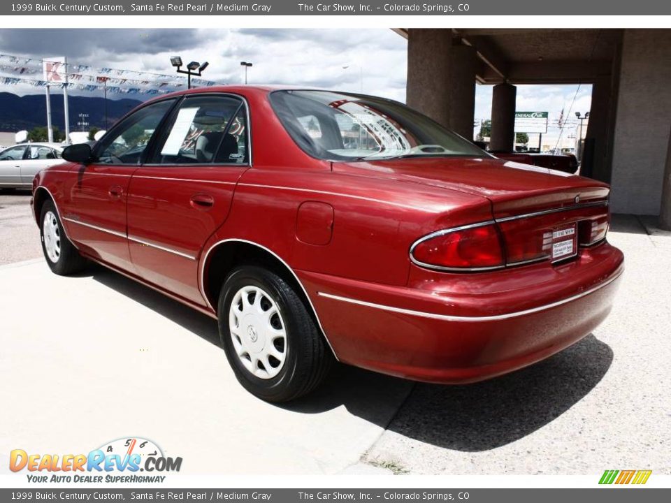 1999 Buick Century Custom Santa Fe Red Pearl / Medium Gray Photo #4