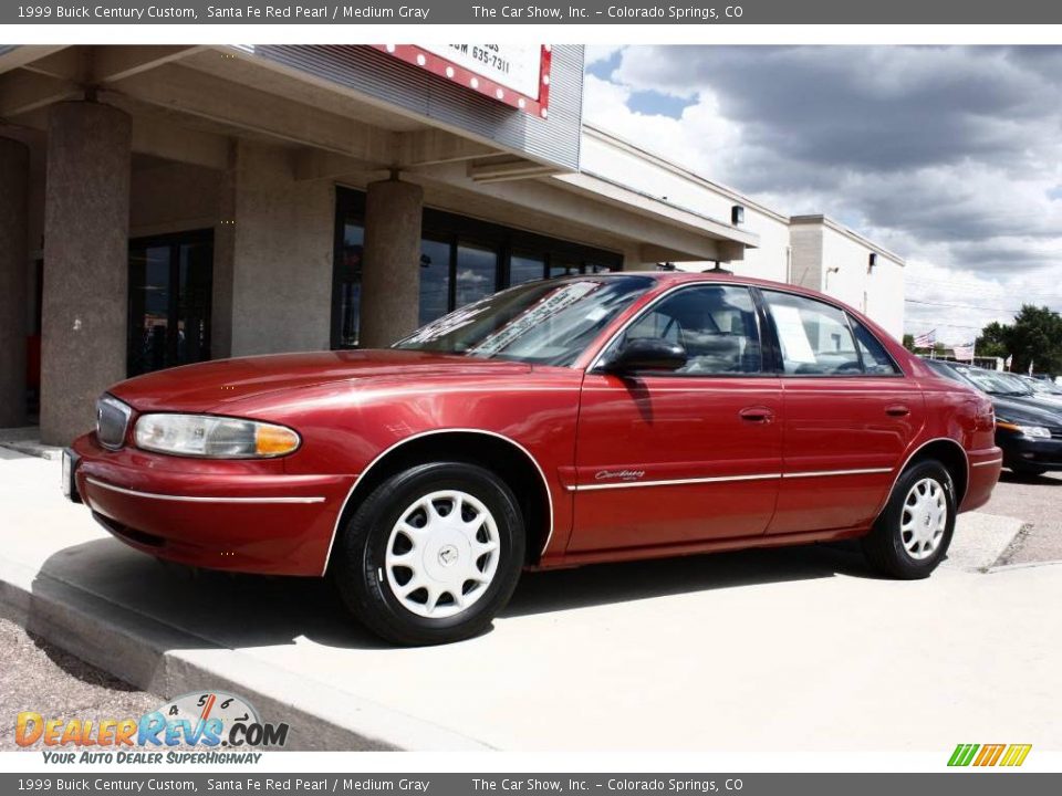 1999 Buick Century Custom Santa Fe Red Pearl / Medium Gray Photo #5