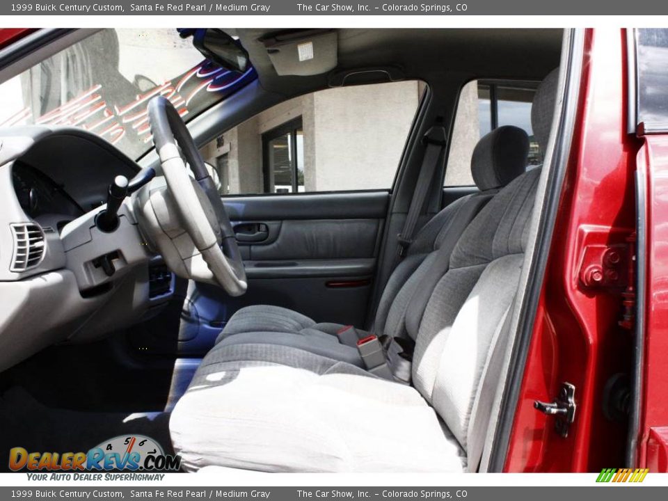 1999 Buick Century Custom Santa Fe Red Pearl / Medium Gray Photo #6