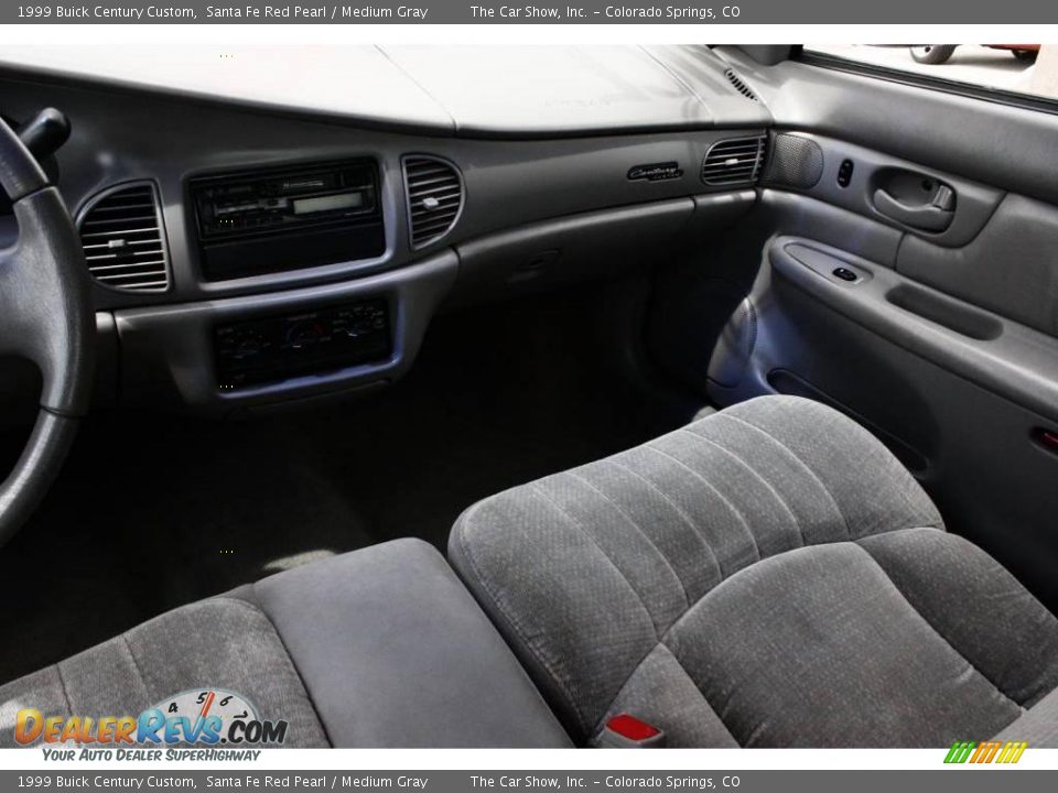1999 Buick Century Custom Santa Fe Red Pearl / Medium Gray Photo #10