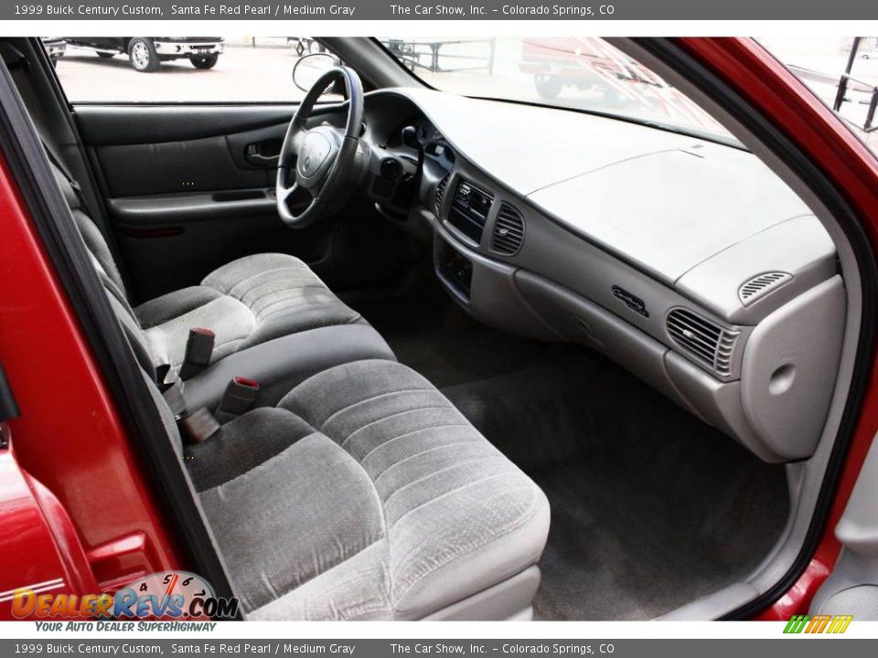 1999 Buick Century Custom Santa Fe Red Pearl / Medium Gray Photo #11