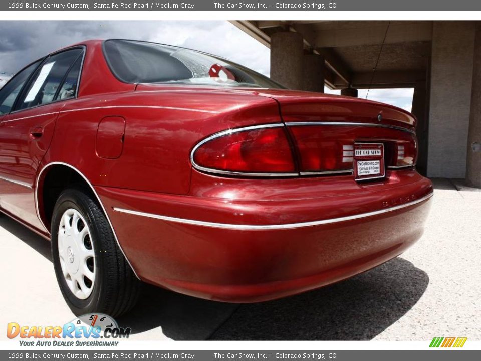 1999 Buick Century Custom Santa Fe Red Pearl / Medium Gray Photo #17