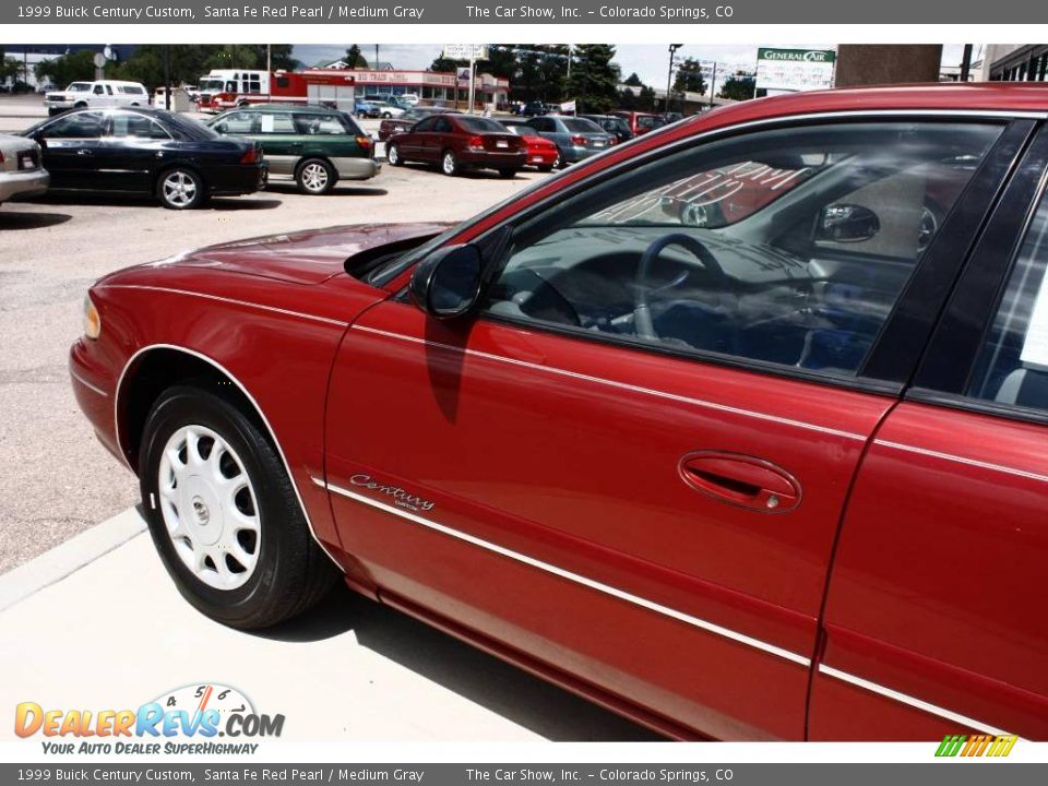 1999 Buick Century Custom Santa Fe Red Pearl / Medium Gray Photo #18