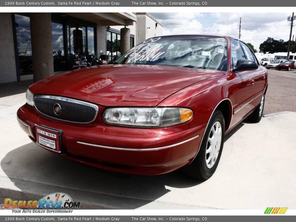 1999 Buick Century Custom Santa Fe Red Pearl / Medium Gray Photo #19