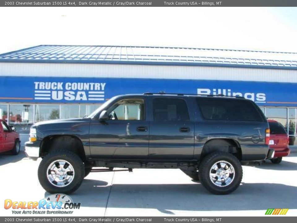 2003 Chevrolet Suburban 1500 LS 4x4 Dark Gray Metallic / Gray/Dark Charcoal Photo #1